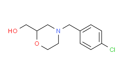 CAS No. 1033201-44-3, (4-(4-chlorobenzyl)morpholin-2-yl)methanol