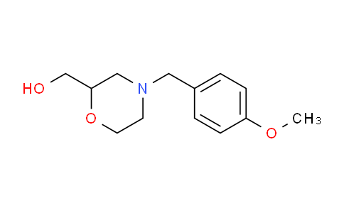 CAS No. 1033201-41-0, (4-(4-methoxybenzyl)morpholin-2-yl)methanol