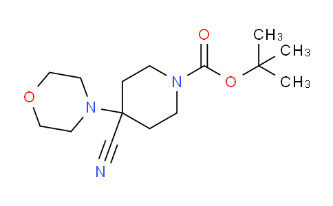CAS No. 1148003-98-8, tert-Butyl 4-cyano-4-morpholinopiperidine-1-carboxylate