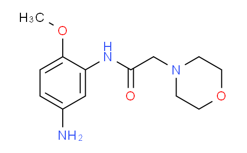 CAS No. 436090-51-6, N-(5-Amino-2-methoxyphenyl)-2-morpholinoacetamide