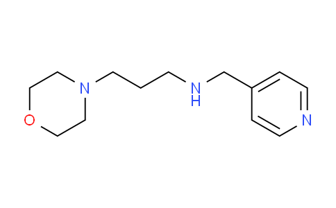 CAS No. 227017-95-0, 3-Morpholino-N-(pyridin-4-ylmethyl)propan-1-amine