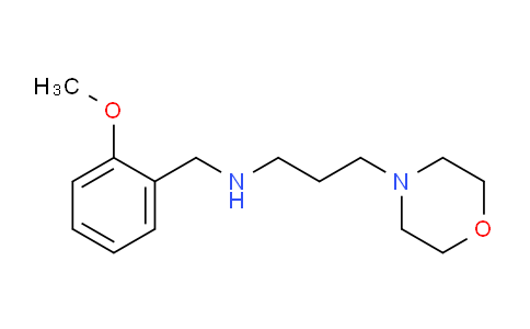 CAS No. 436096-95-6, N-(2-Methoxybenzyl)-3-morpholinopropan-1-amine