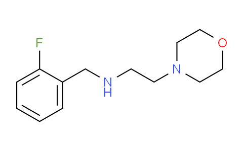 CAS No. 626209-54-9, N-(2-Fluorobenzyl)-2-morpholinoethanamine