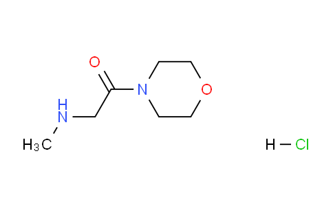 CAS No. 1172356-50-1, 2-(Methylamino)-1-morpholinoethanone hydrochloride