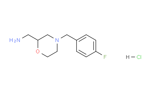 1251032-59-3 | (4-(4-Fluorobenzyl)morpholin-2-yl)methanamine hydrochloride