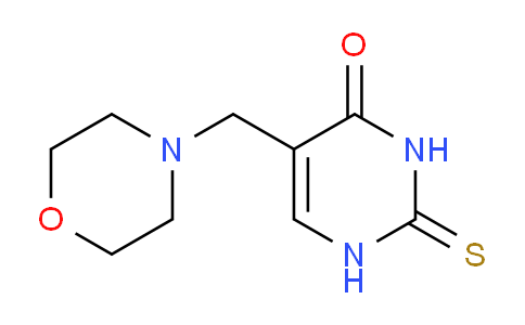 CAS No. 89665-74-7, 5-(Morpholinomethyl)-2-thioxo-2,3-dihydropyrimidin-4(1H)-one