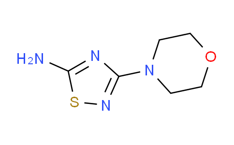 CAS No. 138588-29-1, 3-Morpholino-1,2,4-thiadiazol-5-amine
