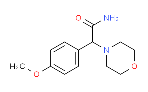 CAS No. 83898-16-2, 2-(4-Methoxyphenyl)-2-morpholinoacetamide