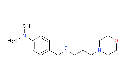 CAS No. 436096-94-5, N,N-Dimethyl-4-(((3-morpholinopropyl)amino)methyl)aniline