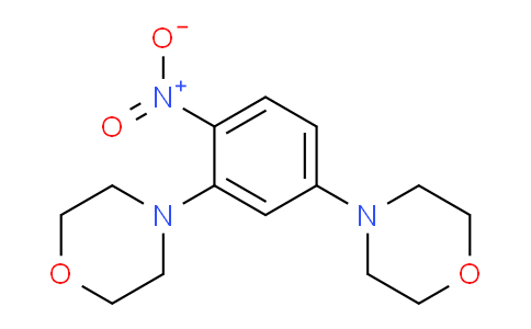 CAS No. 133387-34-5, 4,4'-(4-nitro-1,3-phenylene)dimorpholine