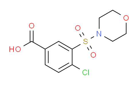 CAS No. 59210-65-0, 4-Chloro-3-(morpholine-4-sulfonyl)benzoic acid