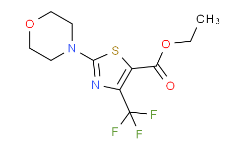 CAS No. 338392-97-5, Ethyl 2-Morpholino-4-(trifluoromethyl)thiazole-5-carboxylate