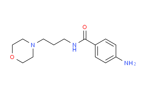 CAS No. 293738-01-9, 4-Amino-N-(3-morpholin-4-ylpropyl)benzamide