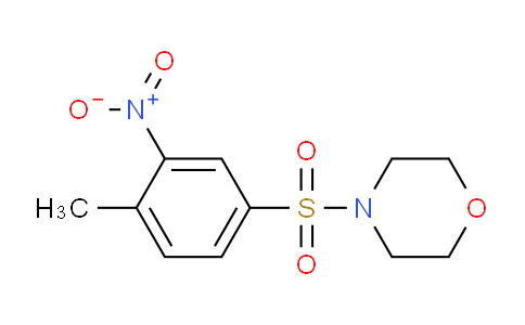 CAS No. 21447-63-2, 4-[(4-Methyl-3-nitrobenzene)sulfonyl]morpholine