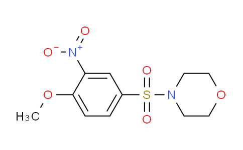 CAS No. 56807-16-0, 4-[(4-Methoxy-3-nitrobenzene)sulfonyl]morpholine
