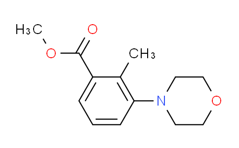 CAS No. 886497-09-2, methyl 2-methyl-3-morpholinobenzoate