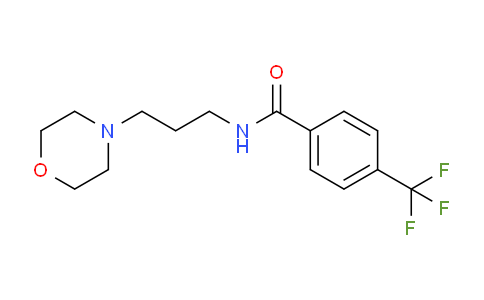 CAS No. 942473-87-2, N-(3-Morpholin-4-yl-propyl)-4-trifluoromethyl-benzamide