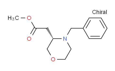 CAS No. 1217775-70-6, (S)-(4-Benzylmorpholin-3-yl)acetic acid methyl ester