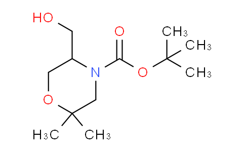 CAS No. 1049677-41-9, tert-Butyl 5-(hydroxymethyl)-2,2-dimethylmorpholine-4-carboxylate