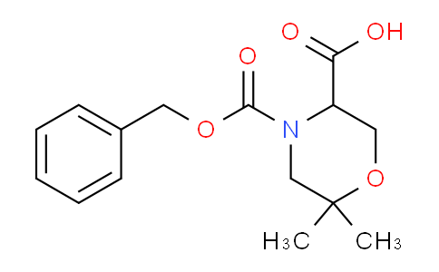 1255098-53-3 | 4-((Benzyloxy)carbonyl)-6,6-dimethylmorpholine-3-carboxylic acid