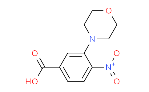 CAS No. 1134335-58-2, 3-(Morpholin-4-yl)-4-nitrobenzoic acid