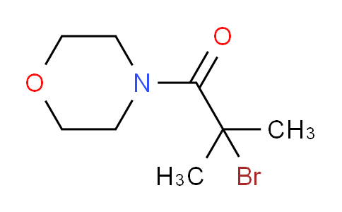 CAS No. 13887-51-9, 2-Bromo-2-methyl-1-morpholinopropan-1-one