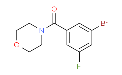 CAS No. 1329457-16-0, 4-(3-Bromo-5-fluorobenzoyl)morpholine