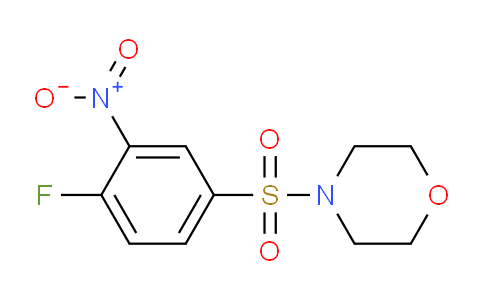 CAS No. 1338346-30-7, 4-[(4-Fluoro-3-nitrobenzene)sulfonyl]morpholine