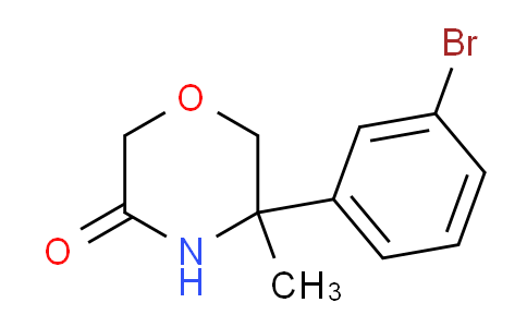 DY731809 | 1262858-67-2 | 5-(3-Bromophenyl)-5-methylmorpholin-3-one