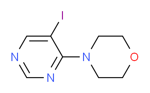 CAS No. 1356055-09-8, 4-(5-Iodopyrimidin-4-yl)morpholine