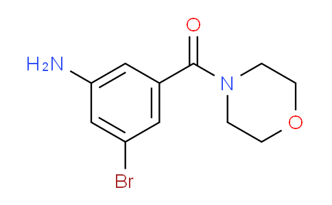 CAS No. 1375068-77-1, 3-Bromo-5-[(morpholin-4-yl)carbonyl]aniline