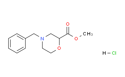 CAS No. 1427475-15-7, methyl 4-benzylmorpholine-2-carboxylate hydrochloride