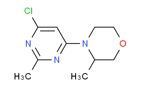 CAS No. 1250327-15-1, 4-(6-Chloro-2-methylpyrimidin-4-yl)-3-methylmorpholine
