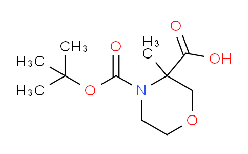 CAS No. 1052680-53-1, N-Boc-3-methylmorpholine-3-carboxylic Acid