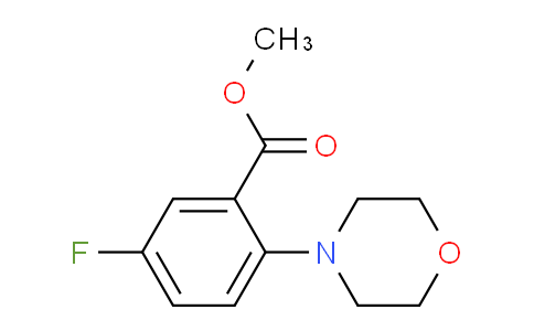CAS No. 1256633-20-1, Methyl 5-Fluoro-2-morpholinobenzoate
