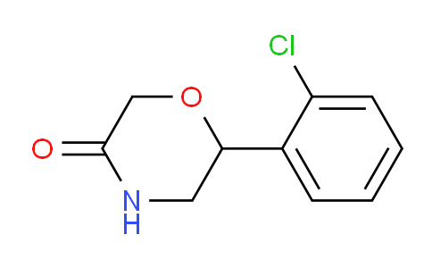 CAS No. 951626-19-0, 6-(2-Chlorophenyl)morpholin-3-one