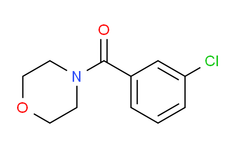 CAS No. 26162-86-7, 4-(3-Chlorobenzoyl)morpholine