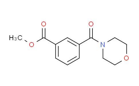 CAS No. 6724-93-2, Methyl 3-[(morpholin-4-yl)carbonyl]benzoate