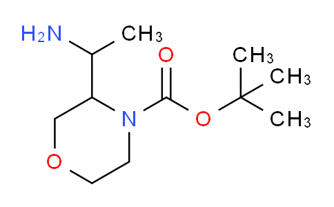 CAS No. 1508368-16-8, tert-butyl 3-(1-aminoethyl)morpholine-4-carboxylate