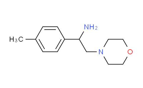 CAS No. 869634-10-6, 2-Morpholino-1-(p-tolyl)ethanamine