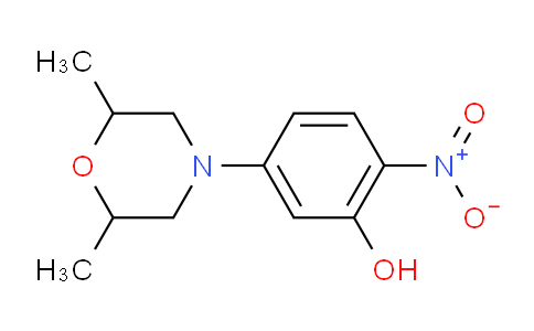 CAS No. 175135-20-3, 5-(2,6-Dimethylmorpholino)-2-nitrophenol