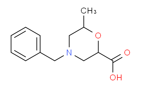 CAS No. 1416373-68-6, 4-Benzyl-6-methylmorpholine-2-carboxylic acid