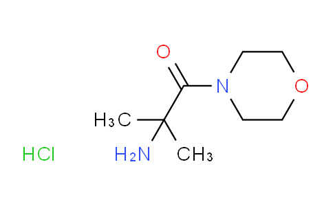 CAS No. 1220033-42-0, 2-Amino-2-methyl-1-morpholinopropan-1-one hydrochloride