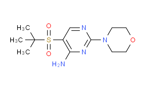 CAS No. 175202-11-6, 5-(tert-Butylsulfonyl)-2-morpholinopyrimidin-4-amine