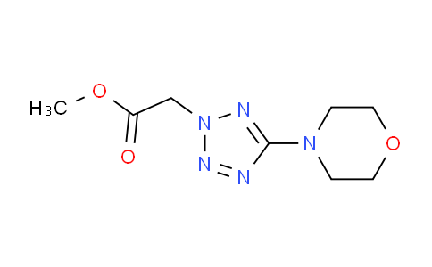 CAS No. 175137-43-6, Methyl 2-(5-morpholino-2H-tetrazol-2-yl)acetate