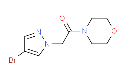 CAS No. 1178206-51-3, 1-(4-Morpholinyl)-2-(4-bromo-1H-pyrazol-1-yl)ethanone