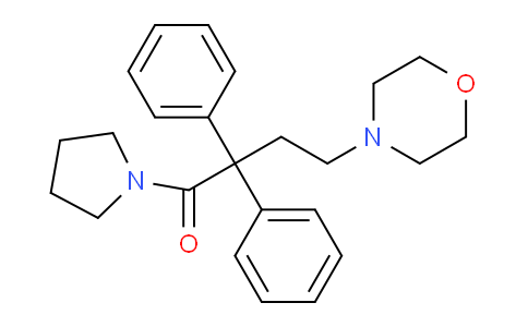 CAS No. 1767-88-0, 4-Morpholino-2,2-diphenyl-1-(pyrrolidin-1-yl)butan-1-one