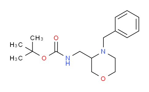 CAS No. 169750-74-7, tert-Butyl ((4-benzylmorpholin-3-yl)methyl)carbamate