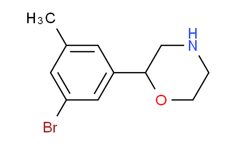 CAS No. 1522062-53-8, 2-(3-bromo-5-methylphenyl)morpholine