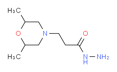 CAS No. 731827-09-1, 3-(2,6-dimethylmorpholin-4-yl)propanehydrazide